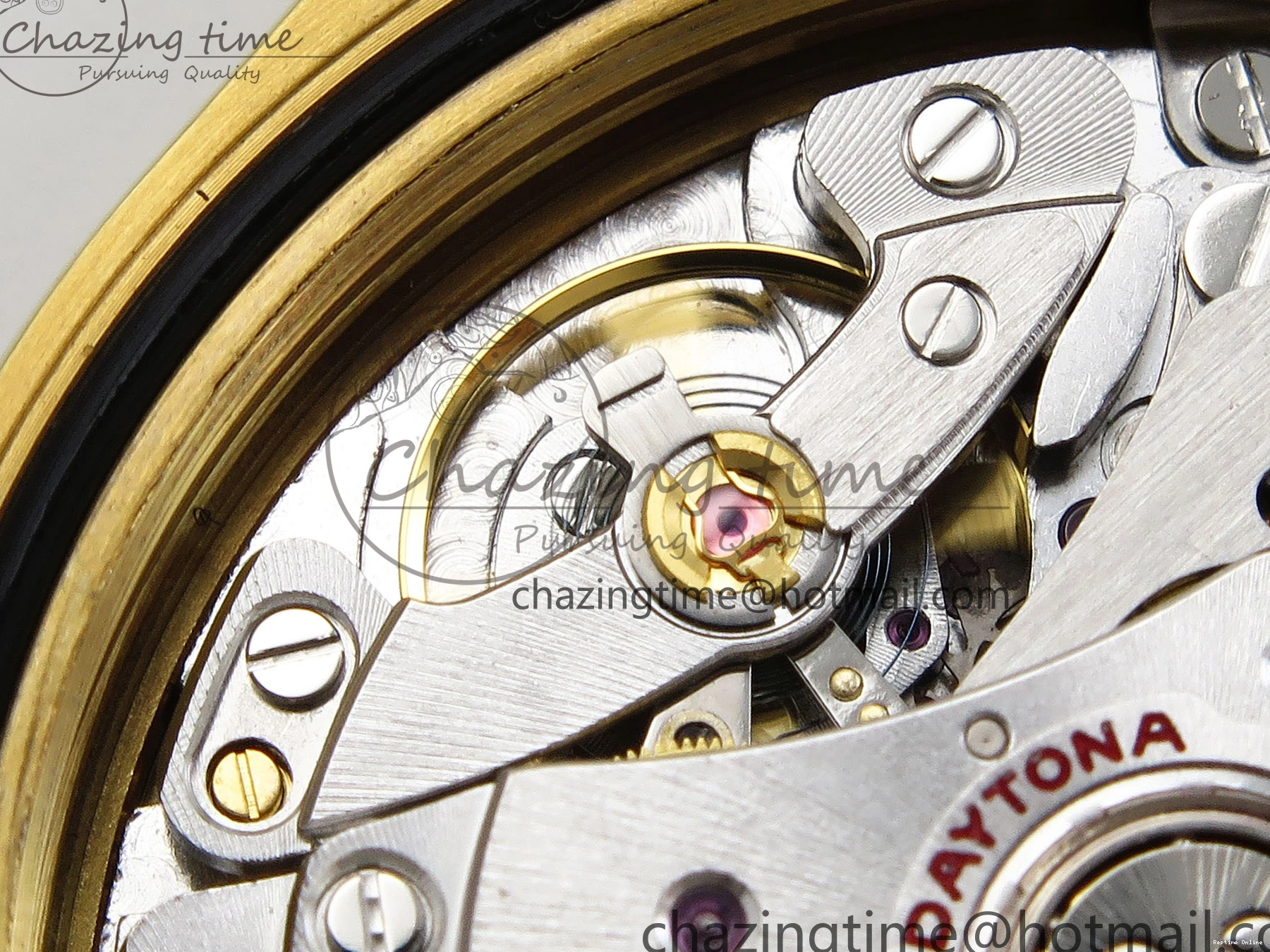 0520 Durable Daytona 116508 QF 1:1 Best Edition Black Dial on YG Bracelet SH4130 V3 (Gain Weight) 1717